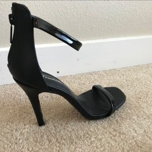 Black sandal heel